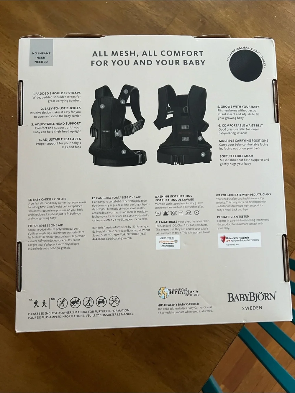 BabyBjorn One Air mesh